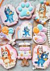Бисквитки на тема героите от Bluey