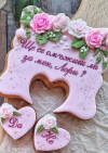 Бисквитки на сватбена тематика #04